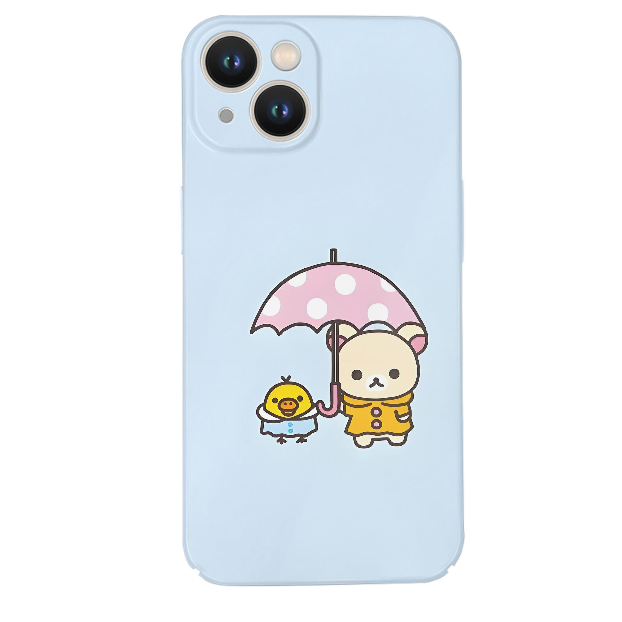 （画像用） リラックマ リラックマ キイロイトリ Rilakkuma Korilakkuma Kiiroitori 【iPhone 14シリーズ対応】ハードケース